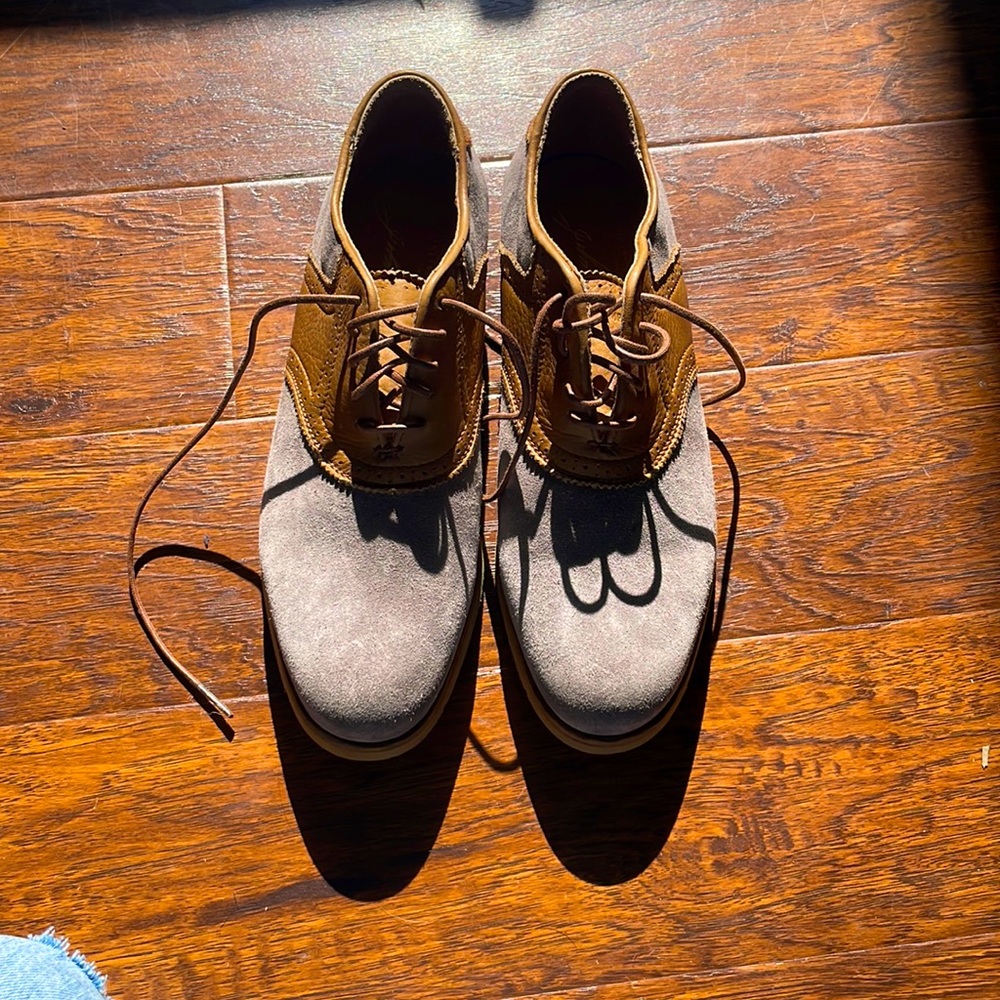 The Frye Company Oxfords grey and leather